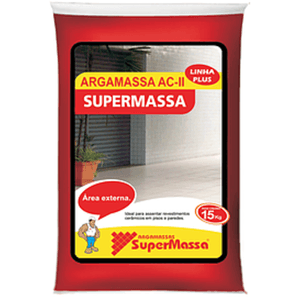 ARGAMASSA SUPERMASSA EXTERNA ACII - 15KG