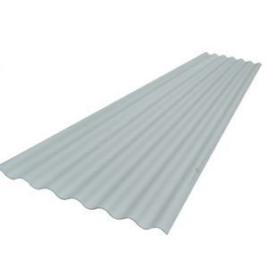 TELHA DE PVC MINIONDA CINZA 2,44 X 0,50M