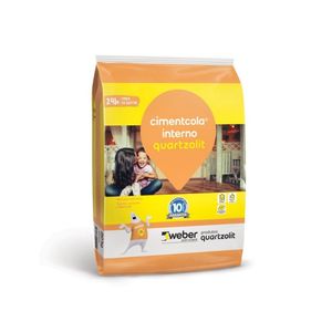 ARGAMASSA CIMENTCOLA INT QUARTZOLIT ACI - 15KG