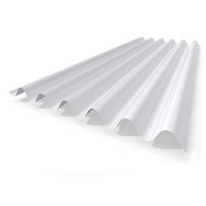 TELHA DE PVC ONDA GRANDE CINZA 1,83 X 1,10M