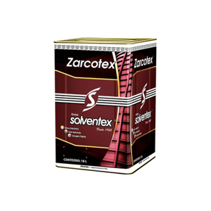 TINTA PRETO FOSCO 18LT (ZARCOTEX OU ZARCAO) - SOLVENTEX