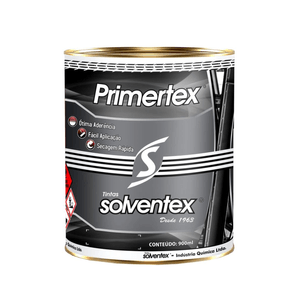 TINTA CINZA ESCURO FOSCO 900ML (PRIMERTEX) - SOLVENTEX