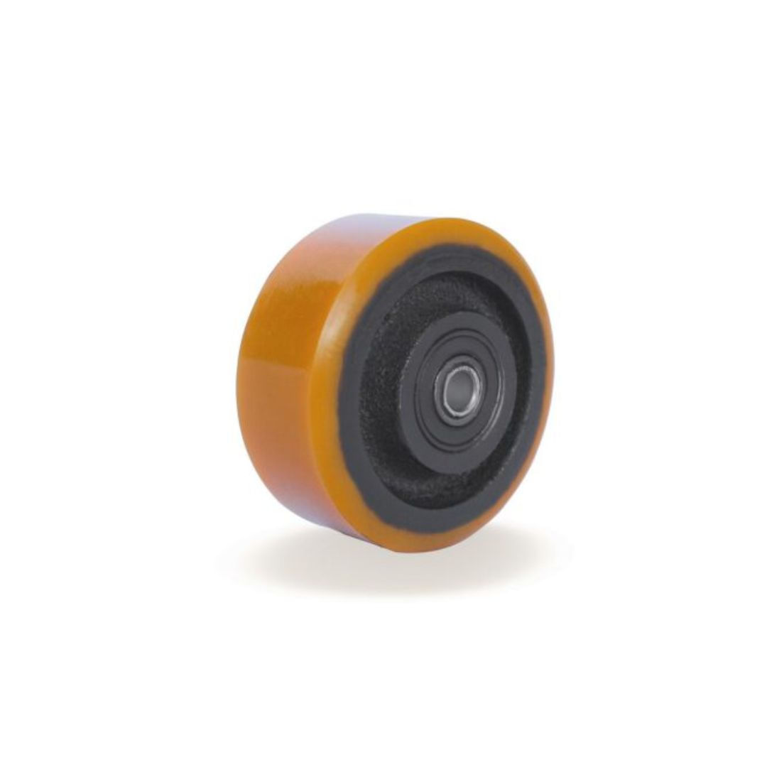 RODA FERRO 75MM REV PU FP C/BUCHA (0656) - COLSON